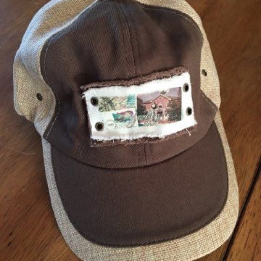 Yardley PA Cap Baseball Hat Linen Adjust